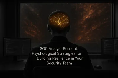 SOC Analyst Burnout: Psychological Strategies for Building Resilience in Your Security Team