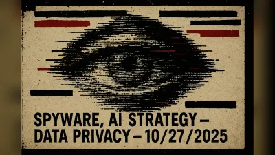 Spyware, AI Strategy, Data Privacy – 10/27/2025