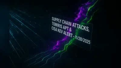 Supply Chain Attacks, Tomiris APT & CISA KEV Alert – 11/28/2025