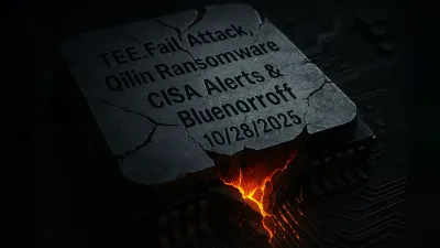 TEE.Fail Attack, Qilin Ransomware, CISA Alerts & BlueNoroff – 10/28/2025
