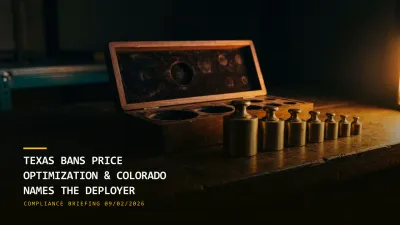 Texas Bans Price Optimization in Ratemaking (09/02/2026)