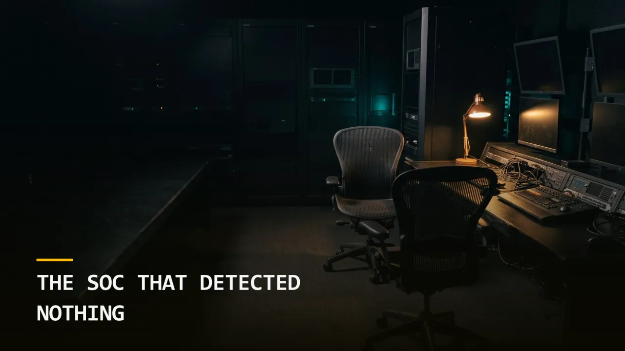 The SOC That Detected Nothing