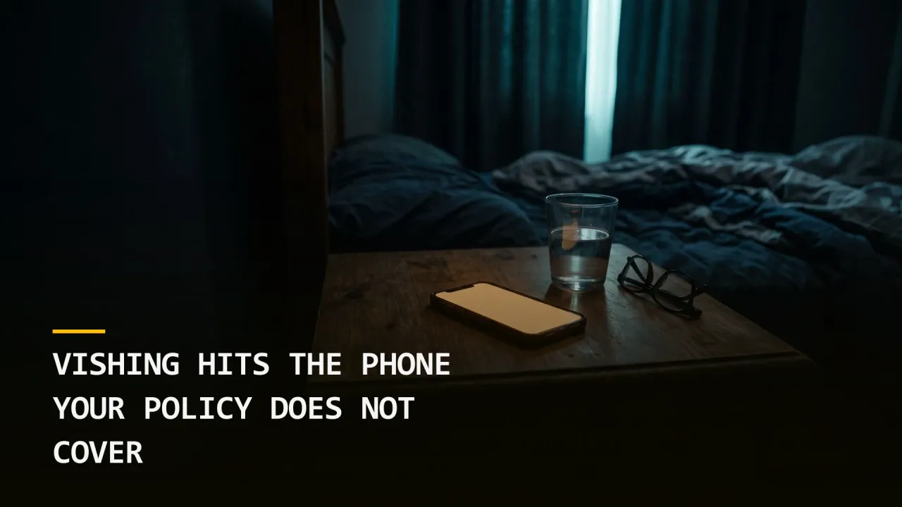 Vishing Hits the Phone Your Policy Doesn't Cover