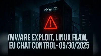 VMware Exploit, Linux Flaw, EU Chat Control – 09/30/2025
