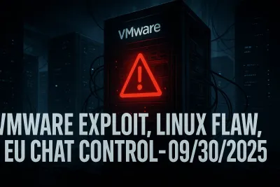 VMware Exploit, Linux Flaw, EU Chat Control – 09/30/2025
