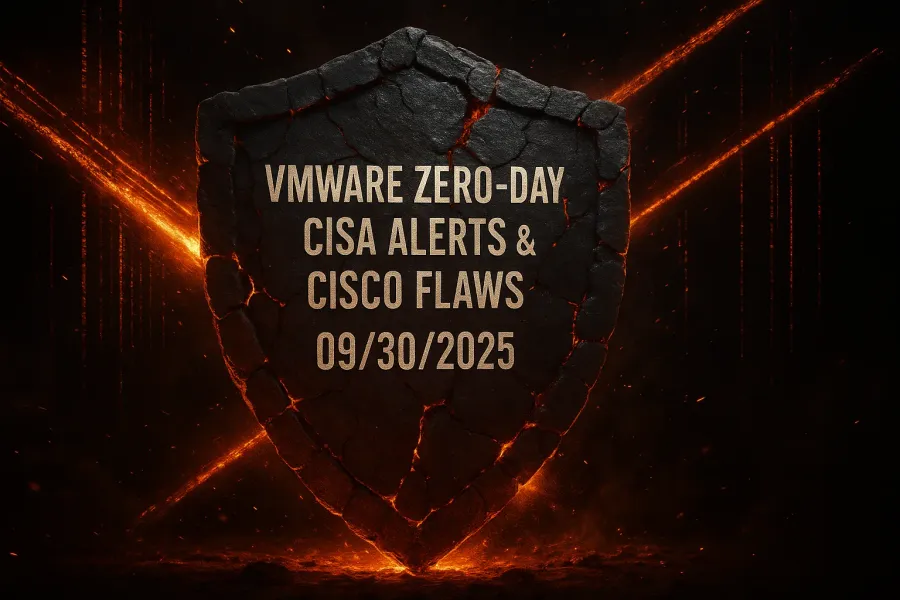 VMware Zero-Day, CISA Alerts & Cisco Flaws – 09/30/2025