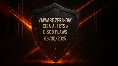 VMware Zero-Day, CISA Alerts & Cisco Flaws – 09/30/2025