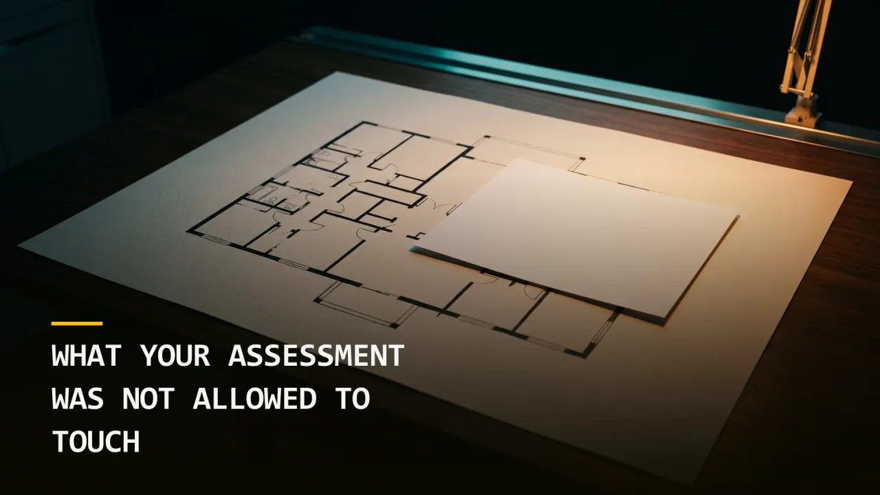 What Your Assessment Was Not Allowed to Touch