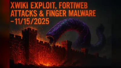XWiki Exploit, FortiWeb Attacks & Finger Malware – 11/15/2025