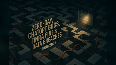 Zero-Day, ChatGPT Bugs, FINRA Fine & Data Breaches – 11/06/2025