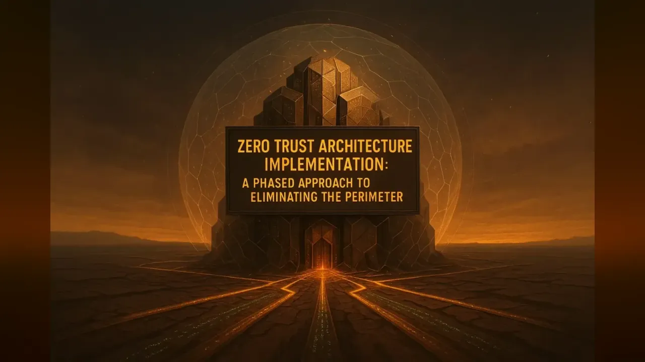 Zero Trust Architecture Implementation: A Phased Approach to Eliminating the Perimeter