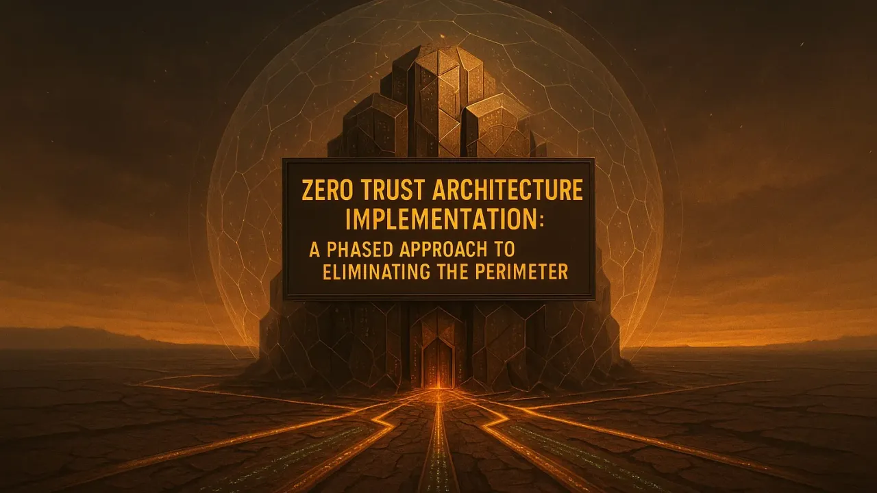 Zero Trust Architecture Implementation: A Phased Approach to Eliminating the Perimeter