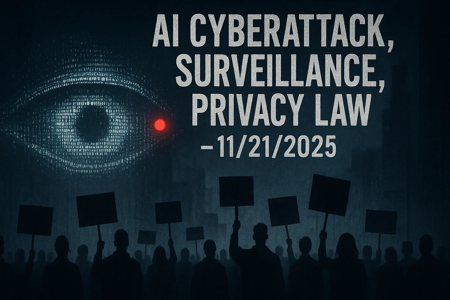 AI Cyberattack, Surveillance, Privacy Law – 11/21/2025