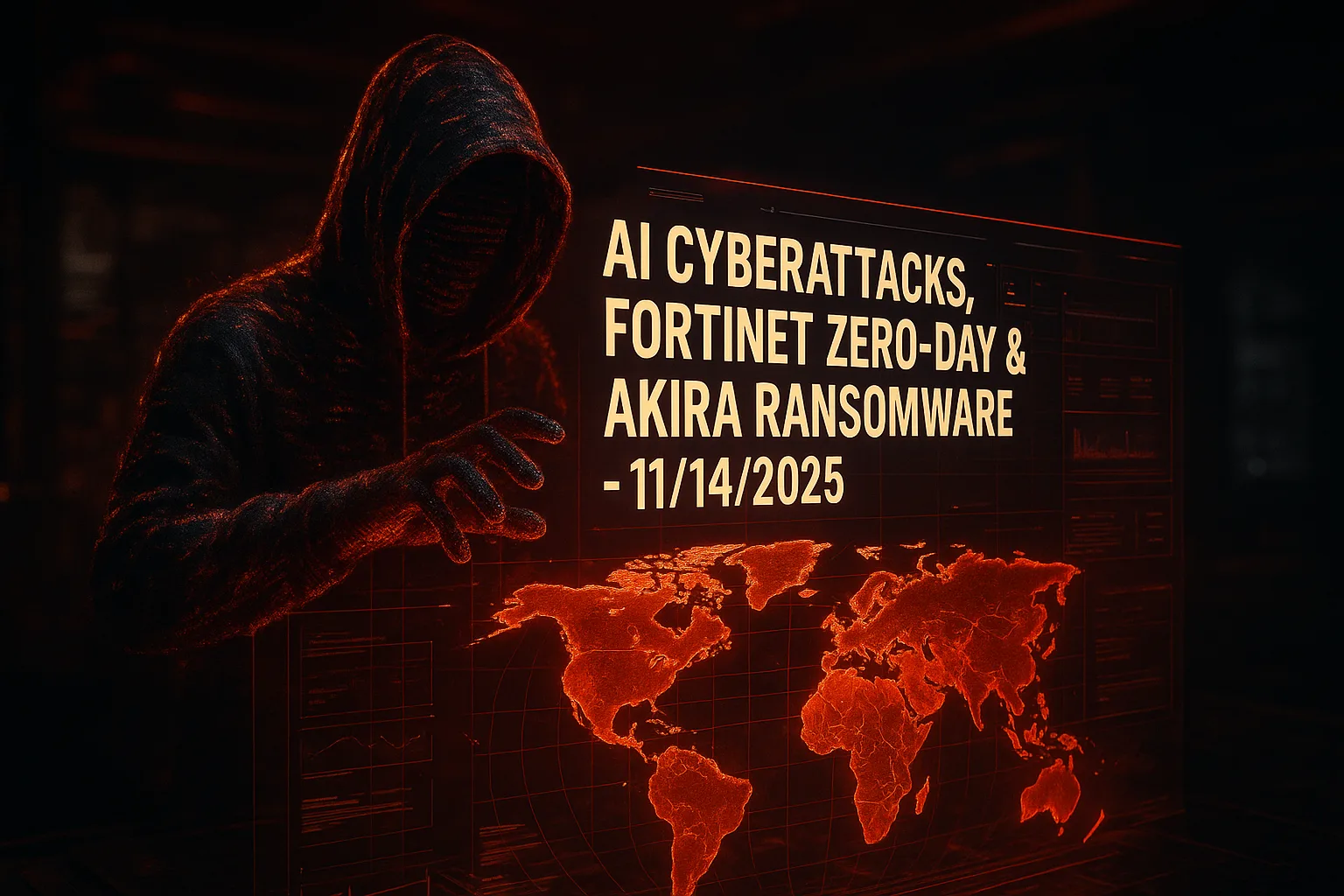 AI Cyberattacks, Fortinet Zero-Day & Akira Ransomware – 11/14/2025