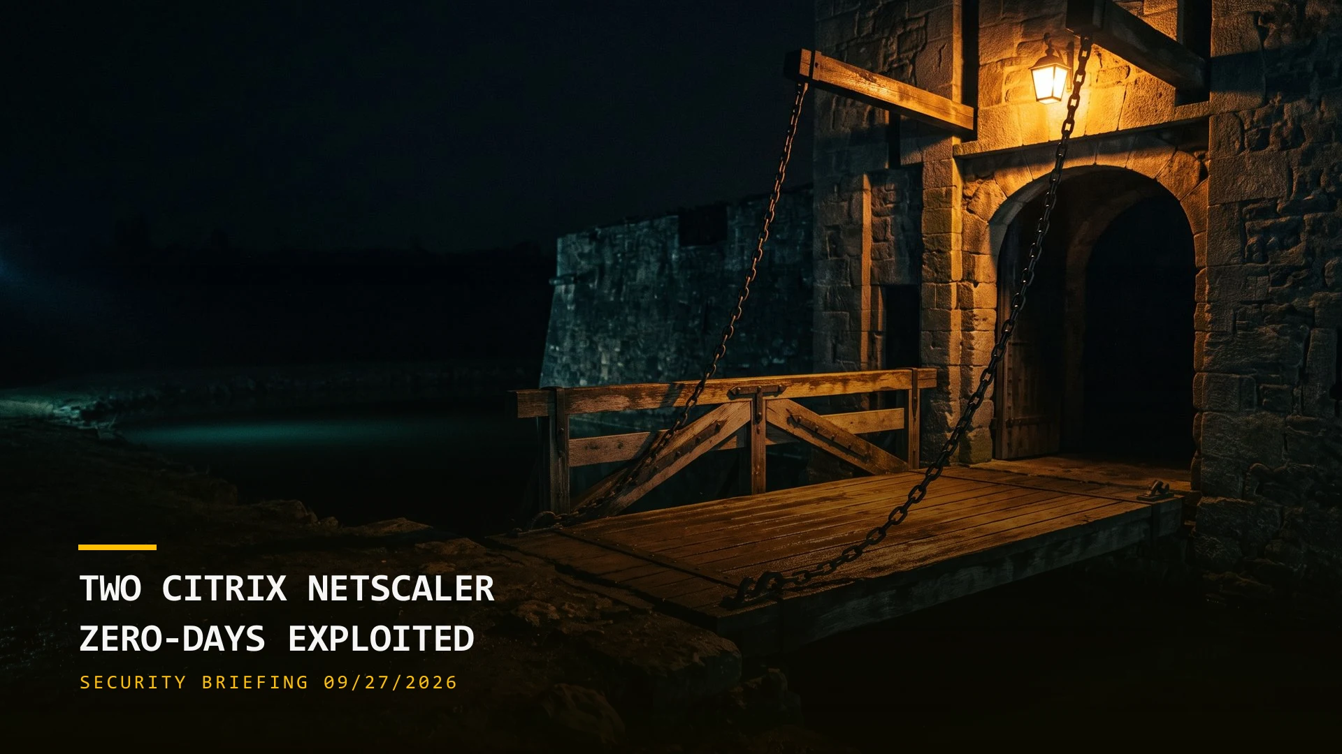 Two Citrix NetScaler Zero-Days Exploited (09/27/2026)