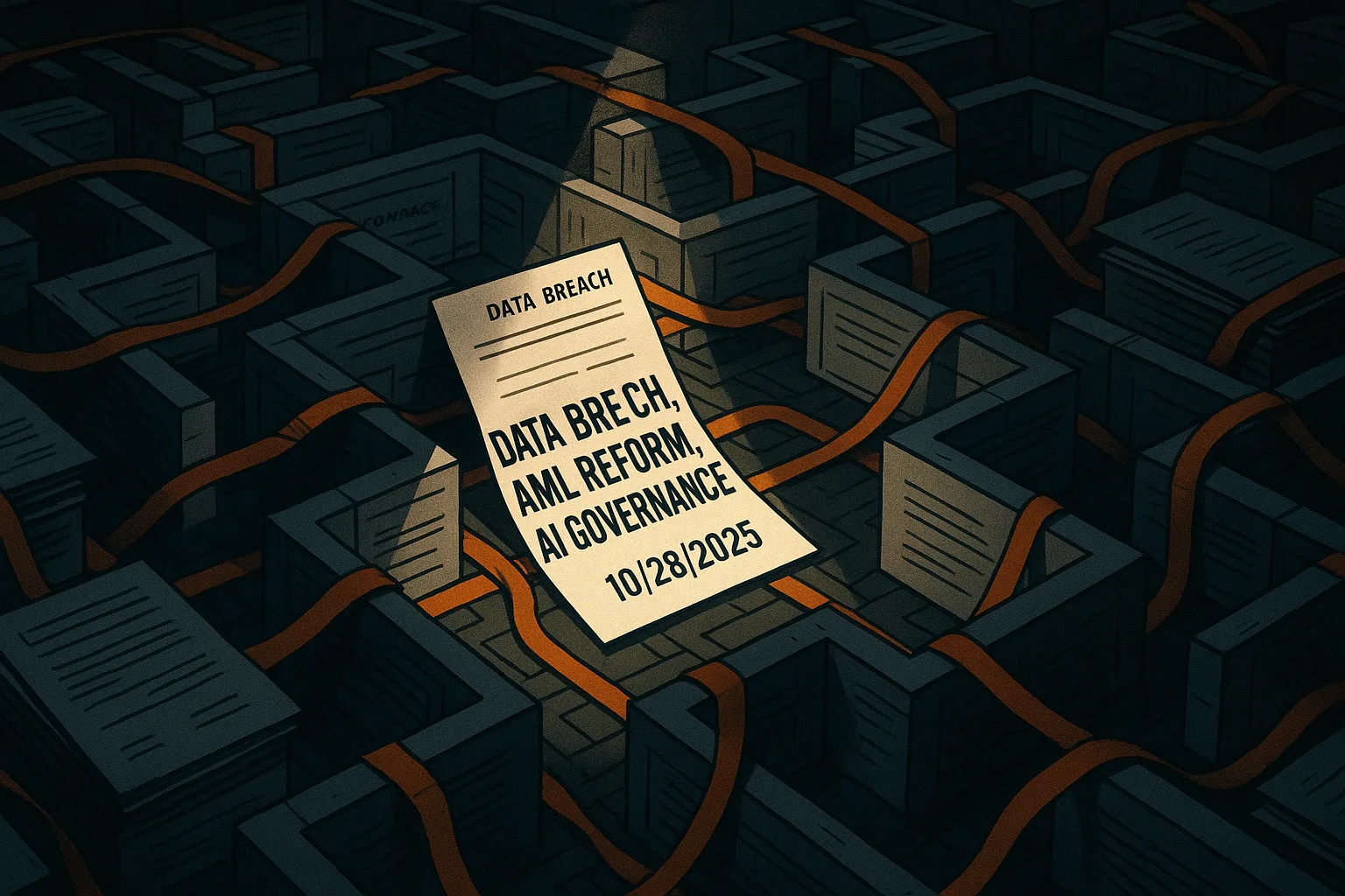 Data Breach, AML Reform, & AI Governance – 10/28/2025