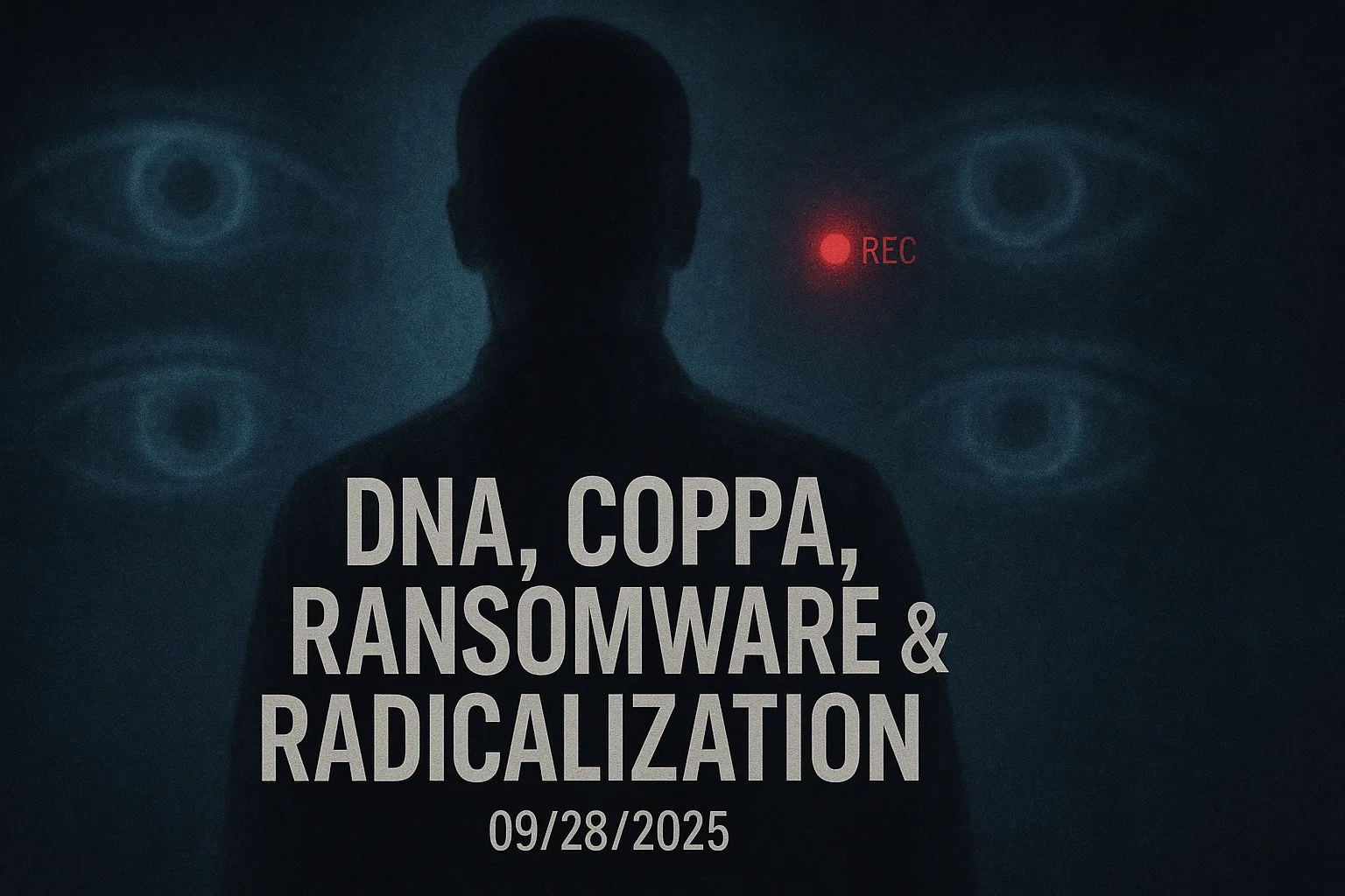 DNA, COPPA, Ransomware & Radicalization – 09/28/2025