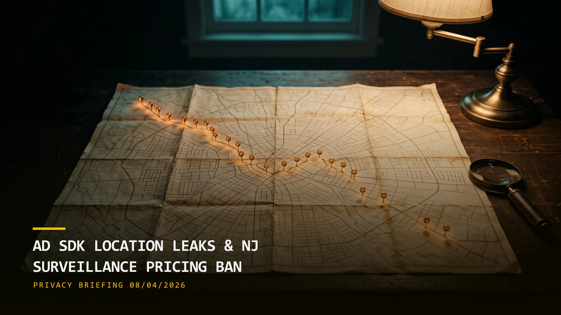 Ad SDKs Leak Location, New Jersey Bans Surveillance Pricing (08/04/2026)