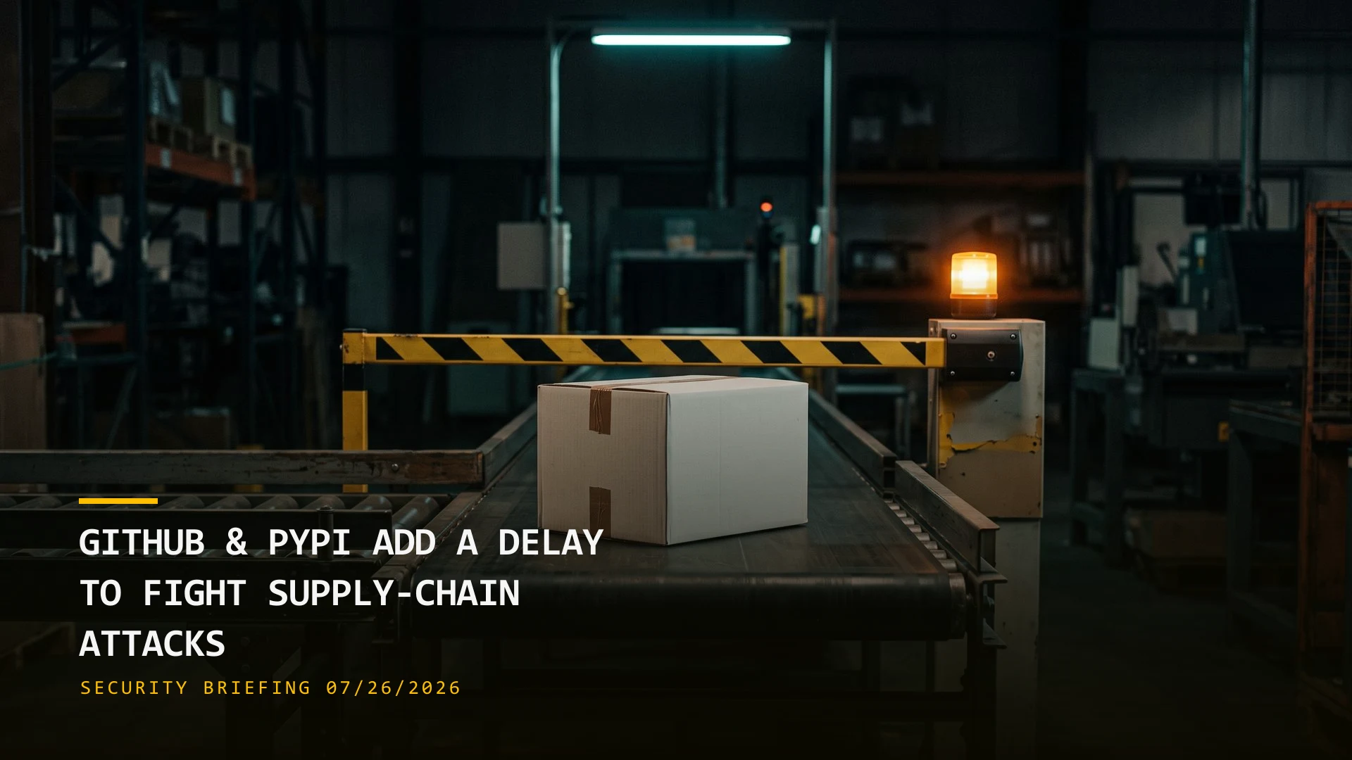 GitHub and PyPI Add a Delay to Blunt Supply-Chain Attacks & ChatGPT Handed Out Bioweapon Recipes (07/26/2026)