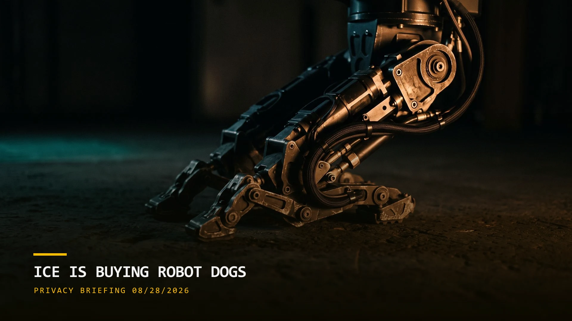 ICE Is Buying Robot Dogs (08/28/2026)