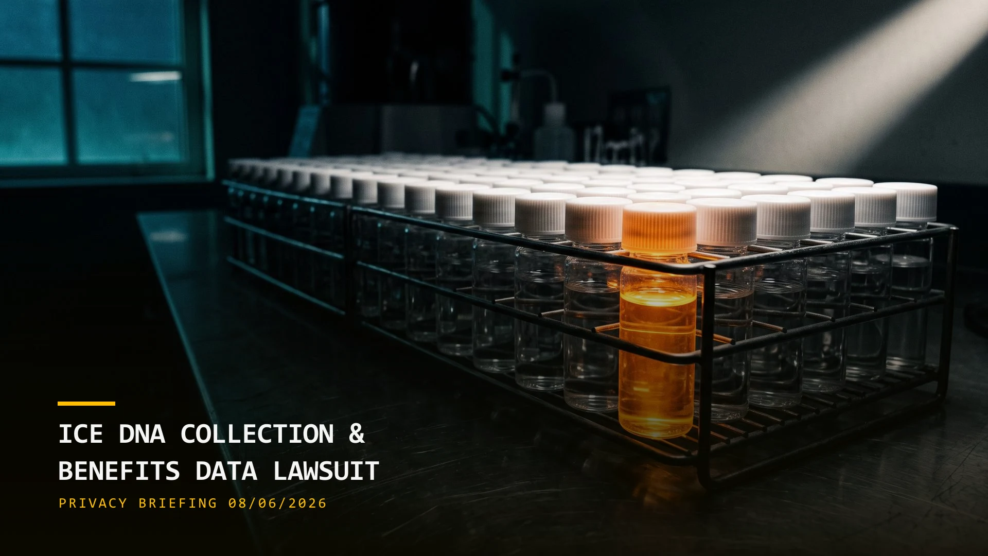 ICE Took a Million DNA Samples, 20 States Sue Over Benefits Data (08/06/2026)