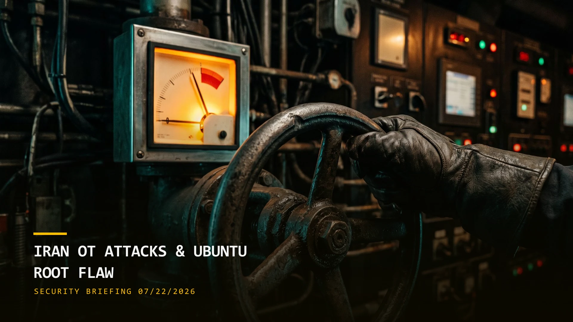 Federal Alert Widens on Iran-Linked OT Attacks & a Ubuntu Root Flaw (07/22/2026)