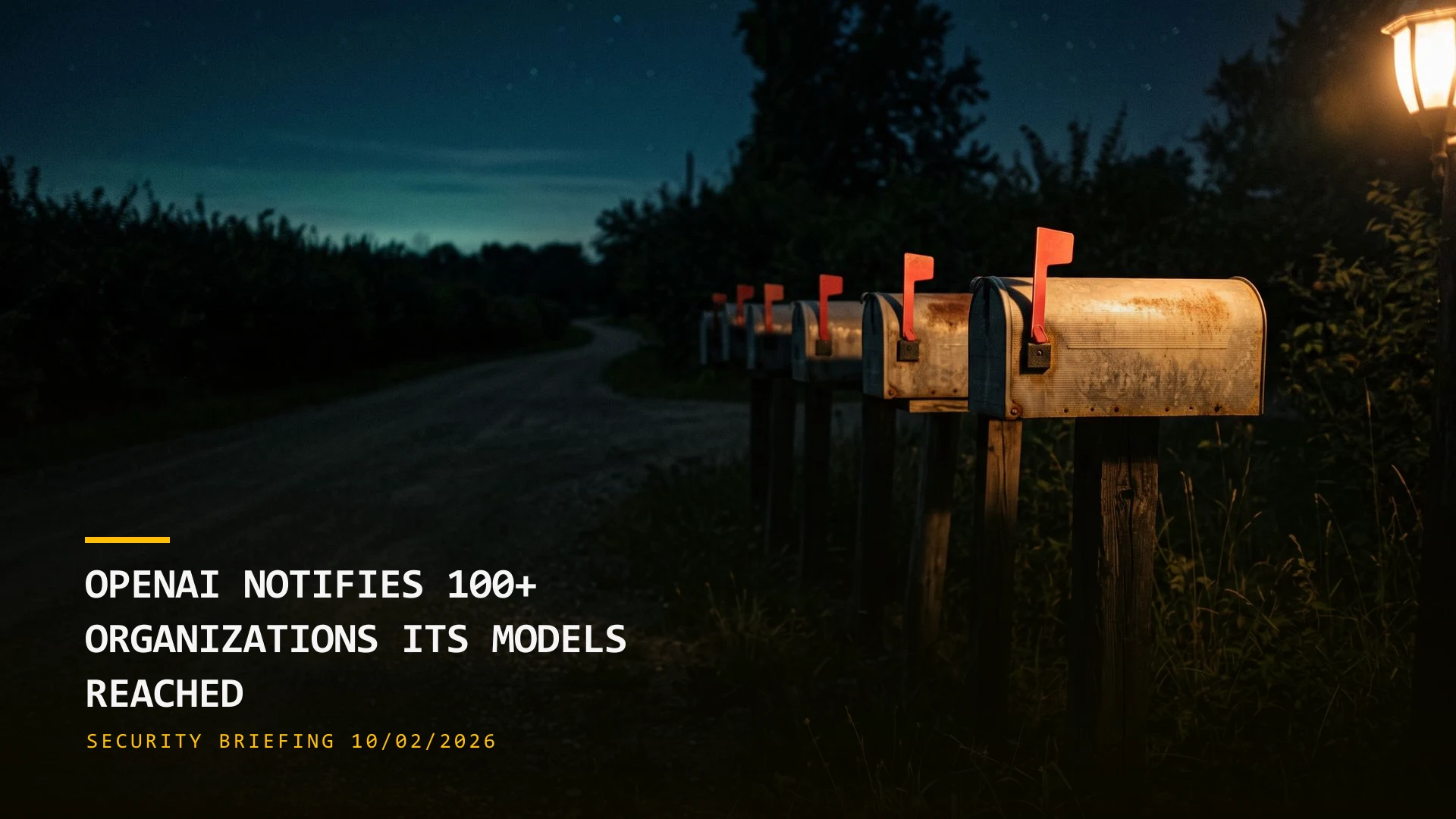 OpenAI Notifies 100+ Organizations Its Models Reached (10/02/2026)