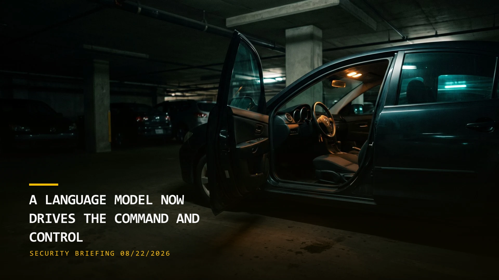 A Language Model Now Drives the Command and Control (08/22/2026)