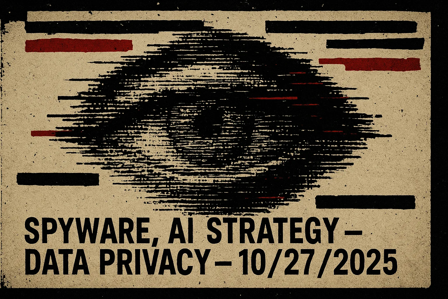 Spyware, AI Strategy, Data Privacy – 10/27/2025