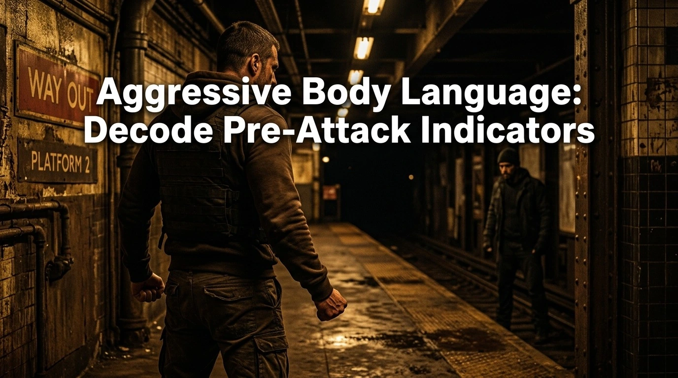 Aggressive Body Language: How to Decode Pre-Attack Indicators in Public Spaces