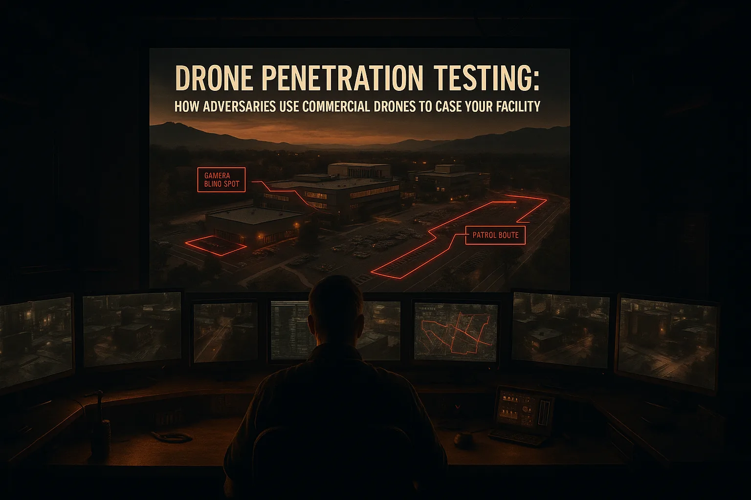 Drone Penetration Testing: How Adversaries Use Commercial Drones to Case Your Facility