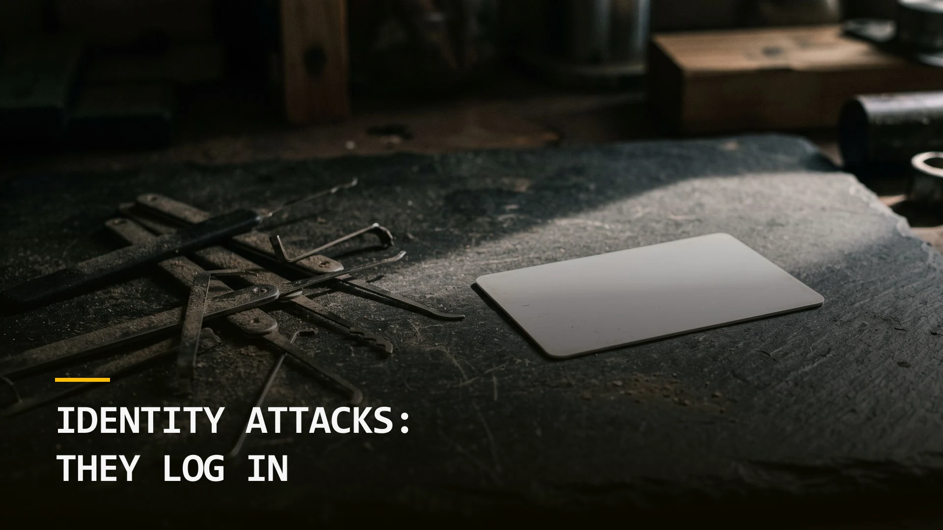 Identity Attacks: Why the Adversary Would Rather Log In Than Break In