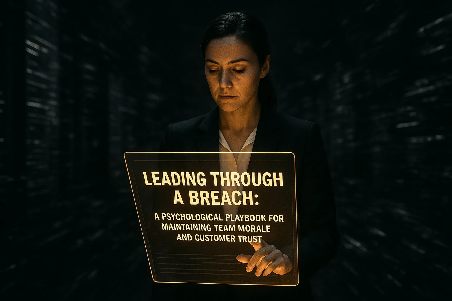 Leading Through a Breach: A Psychological Playbook for Maintaining Team Morale and Customer Trust