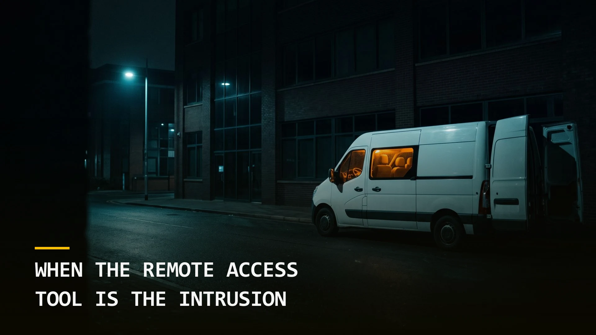 RMM Abuse: When the Remote Access Tool Is the Intrusion