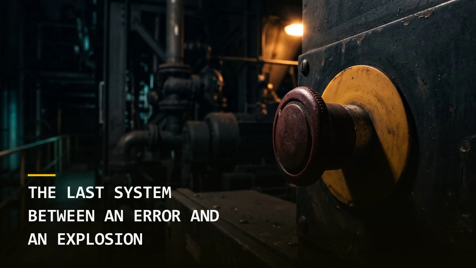 The Last System Between an Error and an Explosion