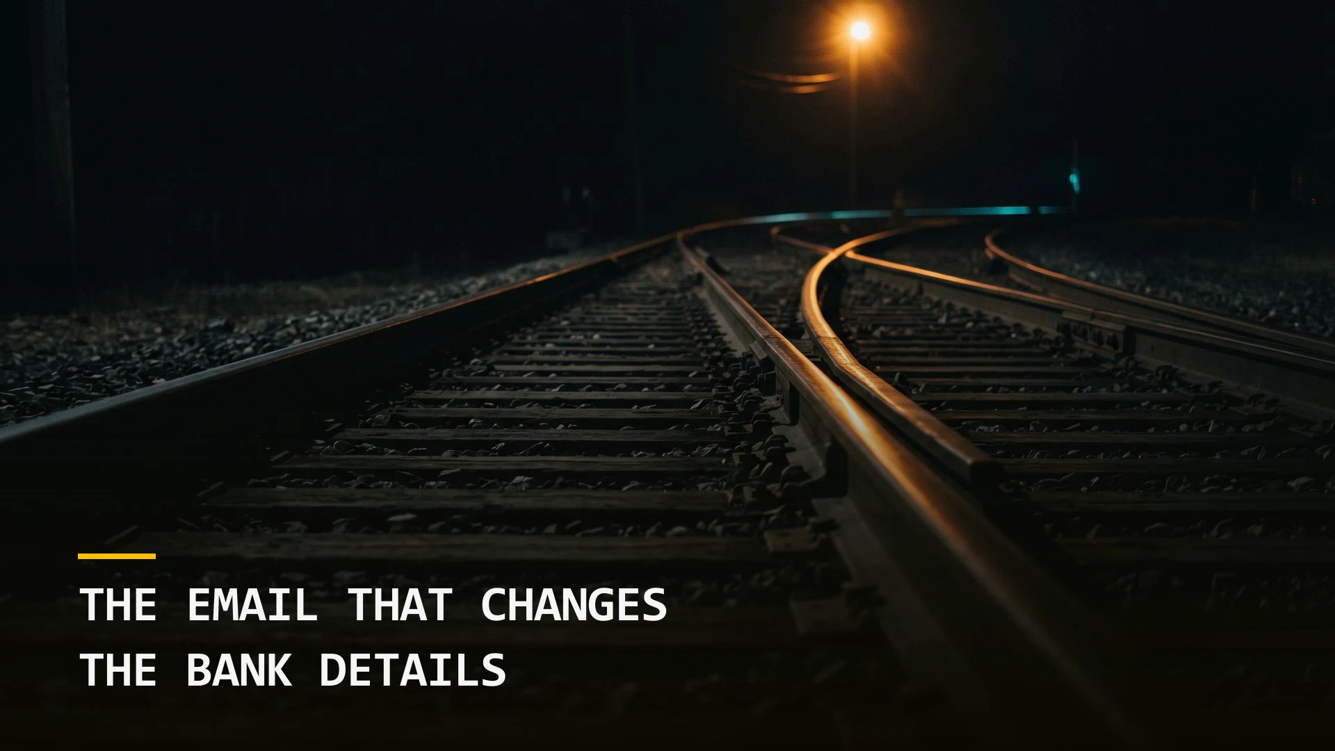 The Email That Changes the Bank Details
