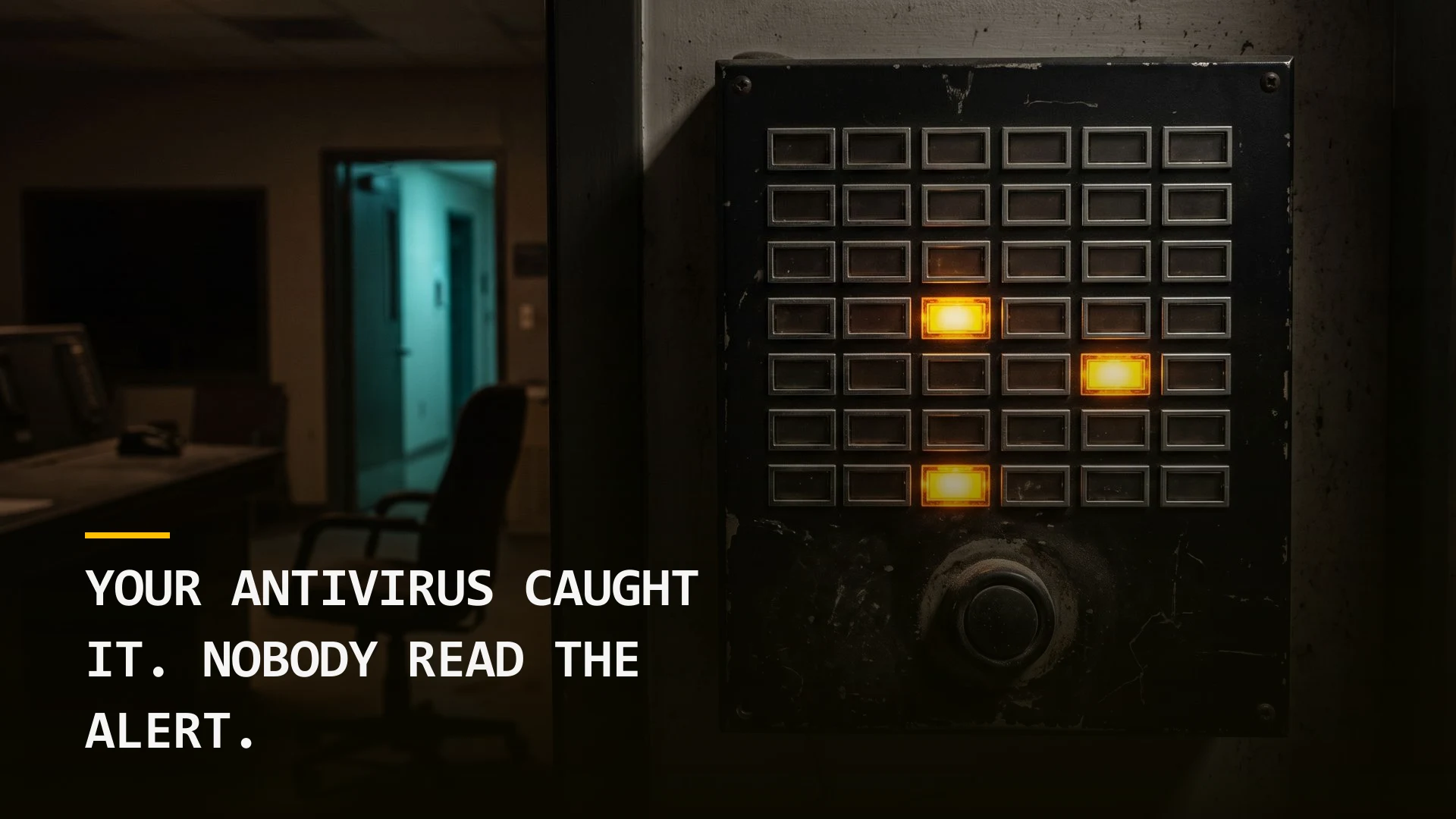 Your Antivirus Caught It. Nobody Read the Alert.