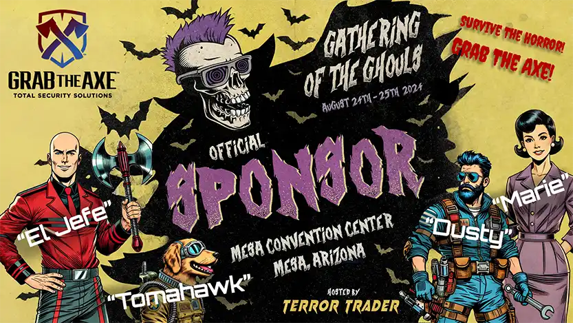 Read more about the article Supporting the Arizona Horror Community – Grab The Axe and Terror Trader Events