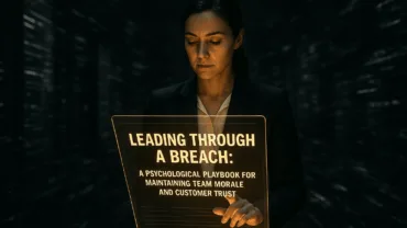 leading through a breach a psychological playbook for maintaining team morale and customer trust 1