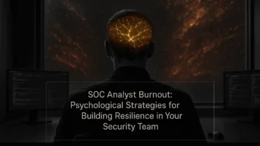 soc analyst burnout psychological strategies for building resilience in your security team 1