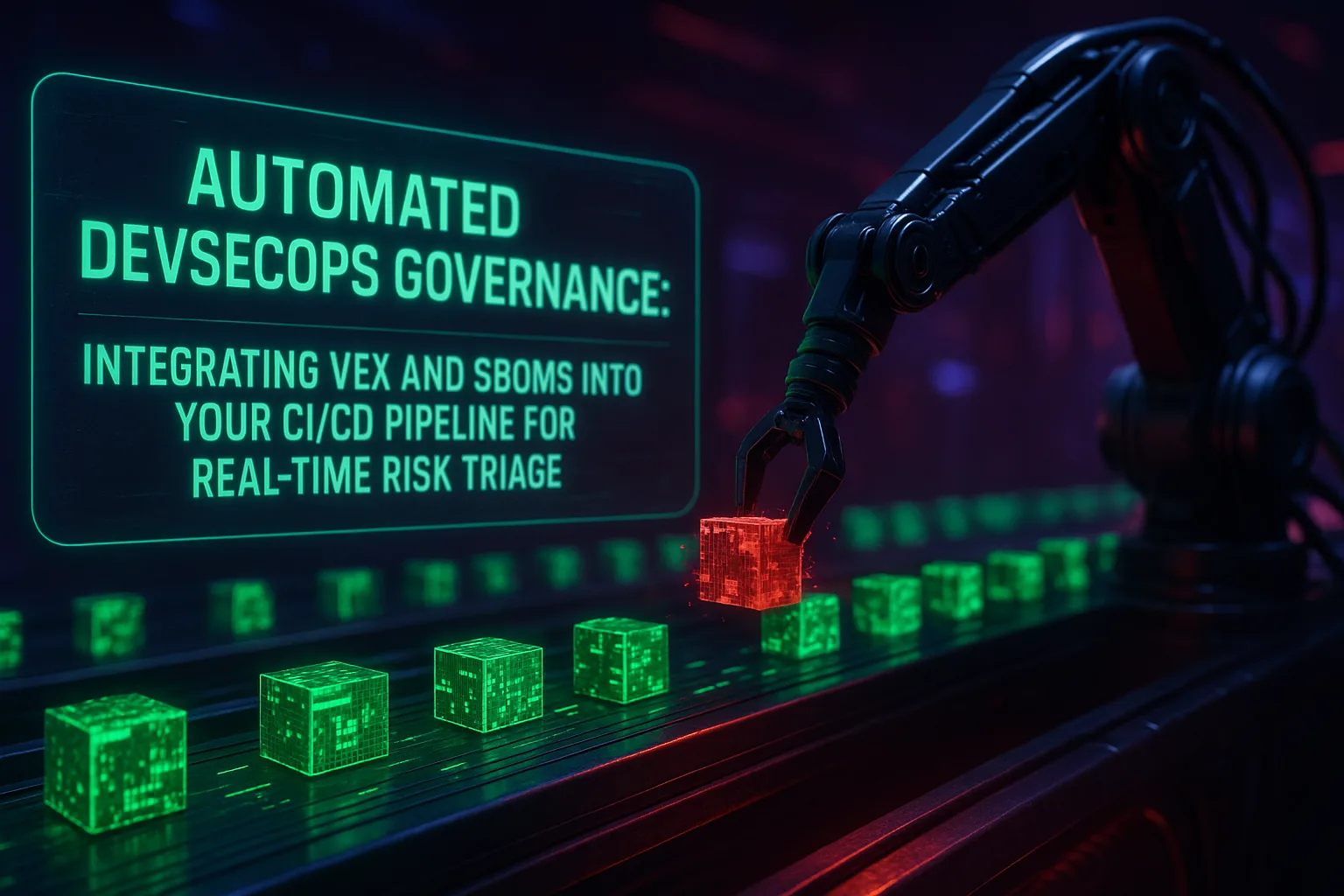 Read more about the article Automated DevSecOps Governance: Integrating VEX and SBOMs into Your CI/CD Pipeline for Real-Time Risk Triage