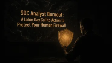 soc analyst burnout a labor day call to action to protect your human firewall