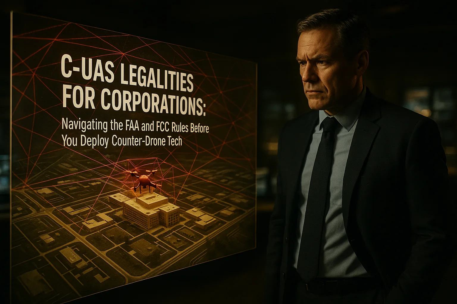 Read more about the article C-UAS Legalities for Corporations: Navigating the FAA and FCC Rules Before You Deploy Counter-Drone Tech
