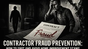 contractor fraud prevention how to spot and avoid home improvement scams